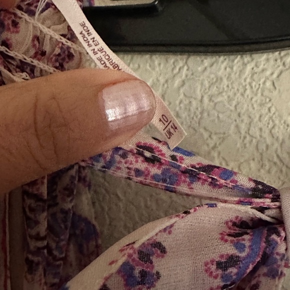 Free People Mirage Maxi Dress in Pink Paisley Size 10 - Picture 8 of 8